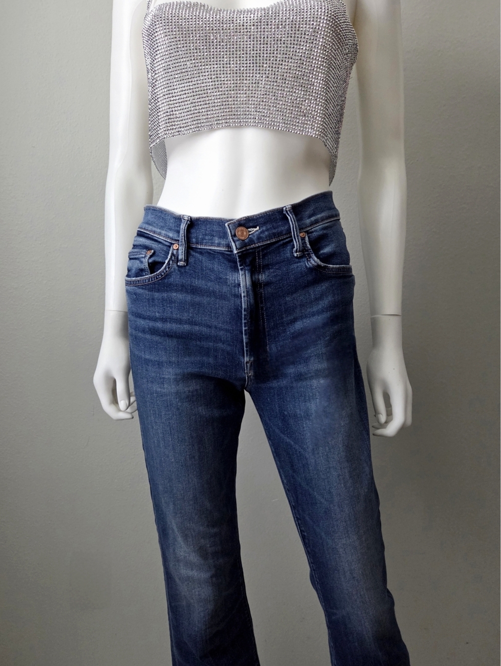 MOTHER The Outsider Ankle Jeans, Walking On Coals Wash, Size 30 - Picture 16 of 16